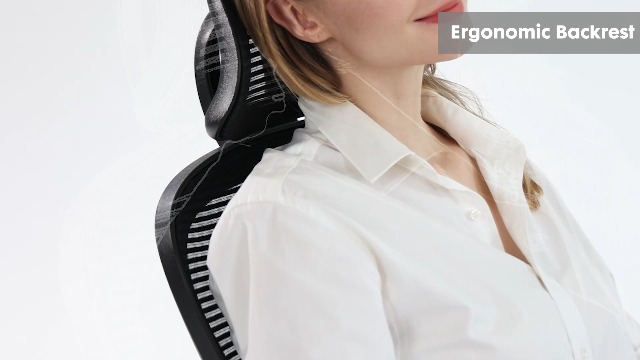 家具 sweetback Sweetcrispy Office Computer Desk Chair, Ergonomic Mid-Back Mesh